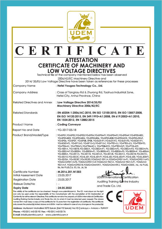 چین Hefei Luox Yougao Technology Co., Ltd. گواهینامه ها